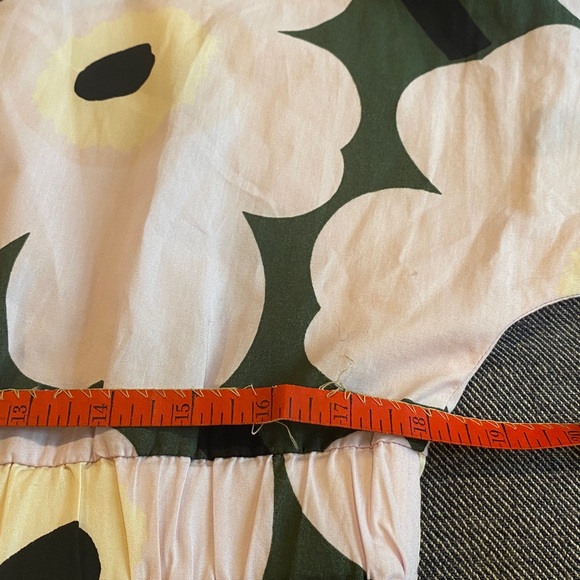 Marimekko Siloinen Pieni Unikko 2 Midi Dress Large NWOT Poppy - Picture 14 of 15